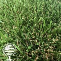 Close-up of artificial grass turf, featuring natural color variation and durable fibers for residential lawns, commercial landscapes, and sports applications by Southwest Greens.