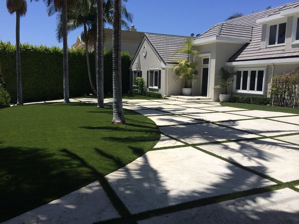 Oakley artificial grass landscaping