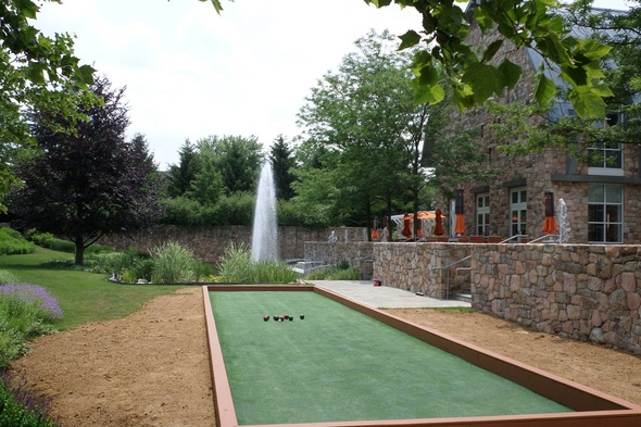 Oakley Custom Bocce Court using artificial turf