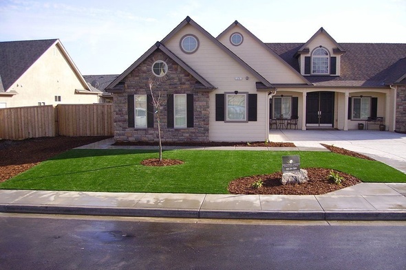 Oakley artificial grass landscaping